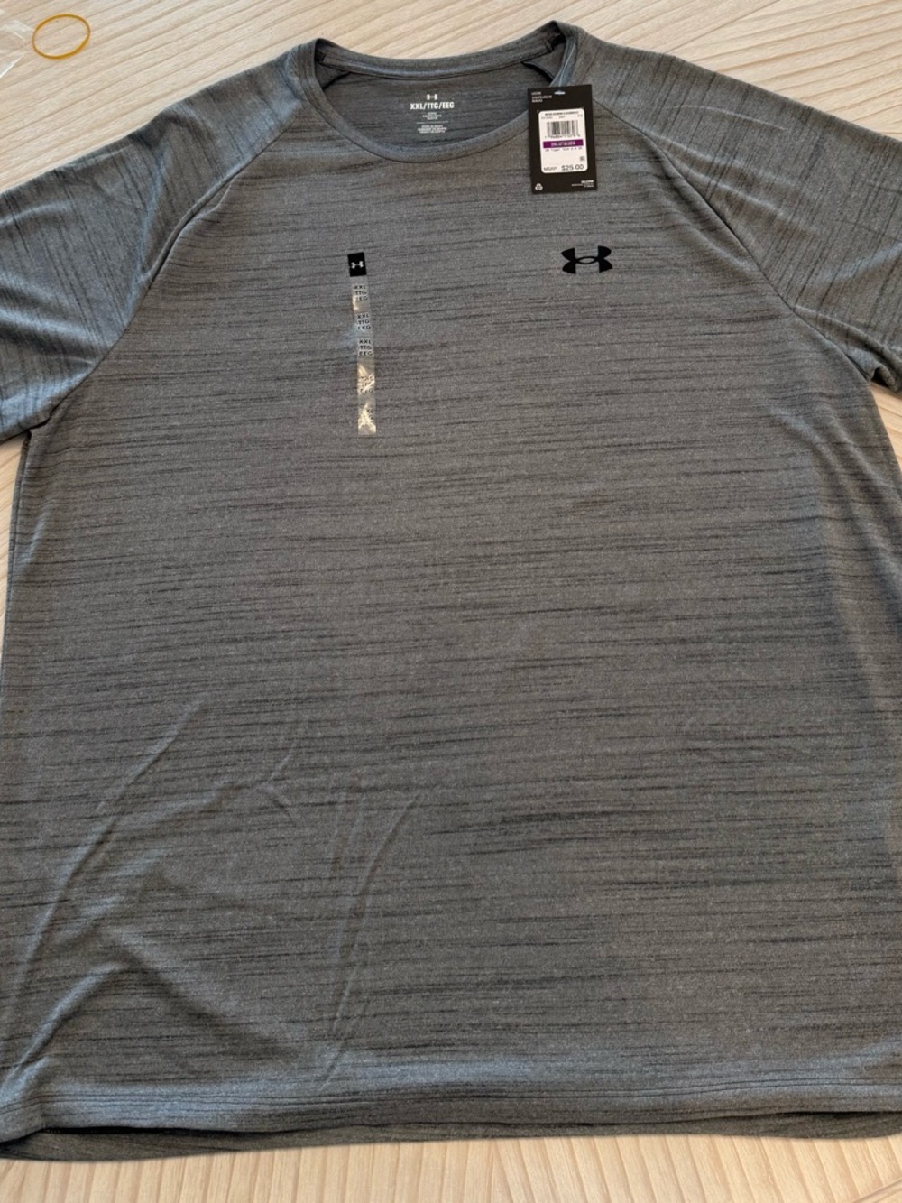 Under Armour Men’s Heather Gray Short Sleeve Performance Tee